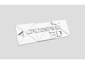 crossfire 3d keychain keychains 3d print model - Mito3D