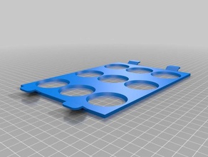 círculo de 3x3 tablet personalizado 3d print model - Mito3D