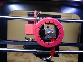 anycubic 4max kreisförmigen fan duct 3d-Drucker-Extrudern Runder Kühlung Kanal Teil 3d print model - Mito3D