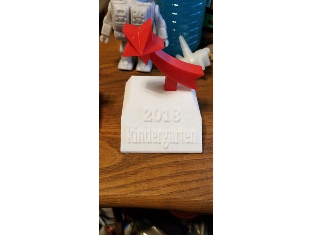 blank trophy kindergarten 3d printing 3D print model - Mito3D