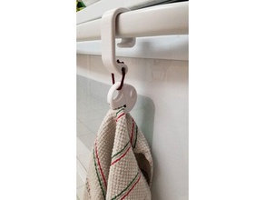 don't forget your towel - kitchen holder & dining clip 3d print model - Mito3D