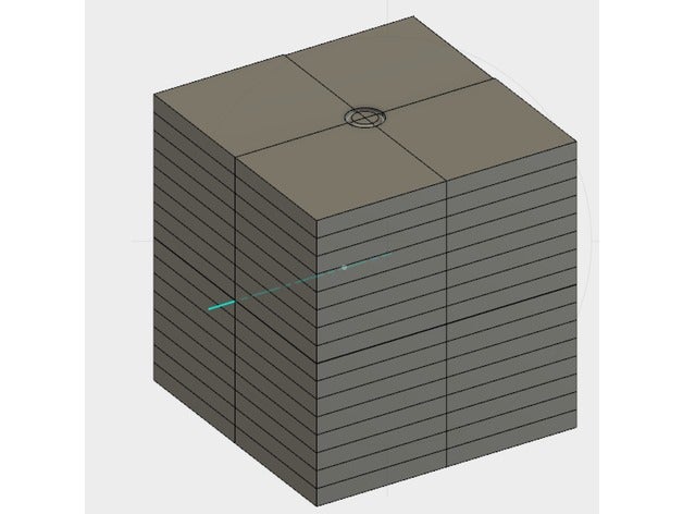 2x2x16 cube puzzles cuboid fusion 360 puzzle rubiks twisty 3D print model - Mito3D