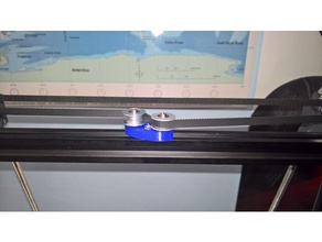 twist tension timingbelt tensioner 3d printer parts dual-z dual z gt2 timing belt 3d print model - Mito3D