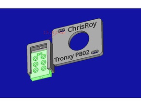 tronxy p802ma sensor de montagem Impressora 3d peças 3d print model - Mito3D