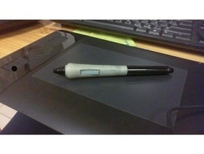wacom intuos grip pen tablet Stift Griff 3d print model - Mito3D