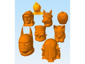 hitchcap collection hobby 3d print model - Mito3D
