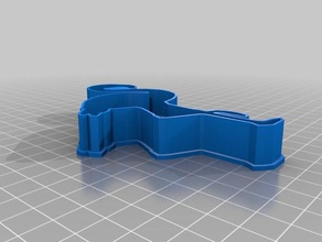 flamingo cookie cutter yiyecek ve içecek çerez kesici 3d print model - Mito3D