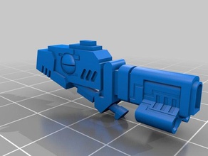 tau siklonik silah araç 40k 3d print model - Mito3D