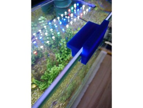 aquarium holder acrylglas cover diy acryl 3d print model - Mito3D