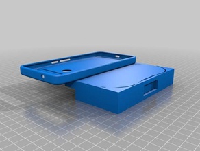 nexus 6p caso deslizar para fora o gamepad A impressão 3d 3d print model - Mito3D