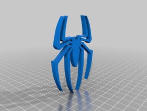 spiderman insignia del símbolo el traje 3d print model - Mito3D