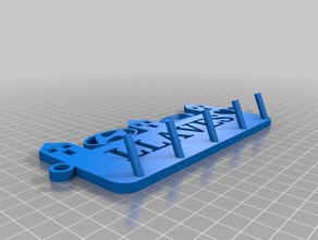 llavero para hyundai inteligente y 3 llaves de casa La impresión en 3d 3d print model - Mito3D