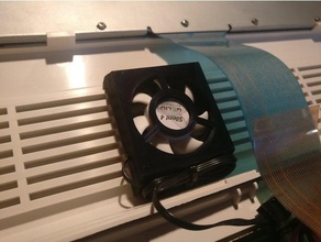 amiga 600 support de ventilateur ordinateur le commodore 3d print model - Mito3D