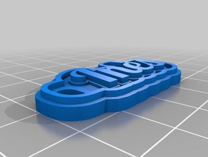 ines Anahtarlık özelleştirilmiş 3d print model - Mito3D