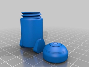 r2d2 style holder containers tooth 3d print model - Mito3D