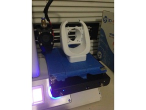 tronxy x5s fang fan back plate mount 3d printer accessories 3d print model - Mito3D