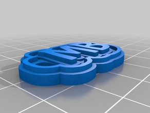 mb keychains customized 3d print model - Mito3D