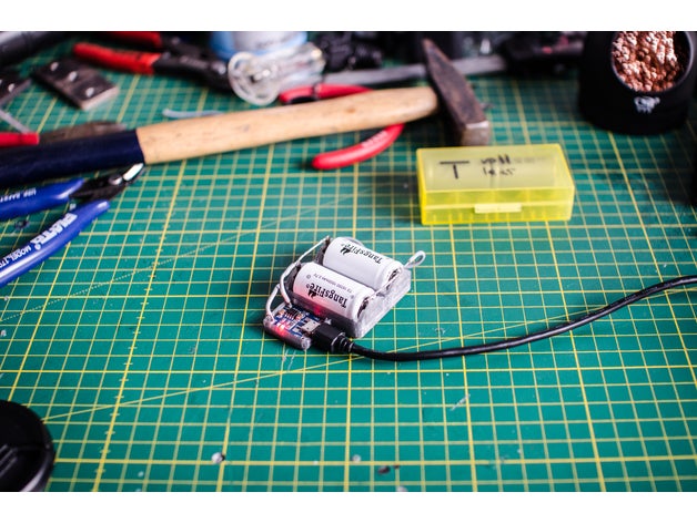 18350 dual charger electronics 3D print model - Mito3D
