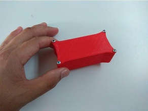 box lid caja con tapa atornillada parts 3d print model - Mito3D