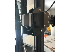 cr-10 x polia de cobertura compt eixo z cabo arraste cadeia A impressão 3d 3d print model - Mito3D