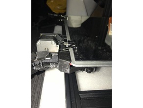creality cr-10 eje y cable de cadena arrastre remezclada la cubierta La impresión en 3d 3d print model - Mito3D
