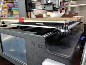 maker select plus lit bague de niveau L'imprimante 3d pièces nivellement bouton les boutons le msp 3d print model - Mito3D