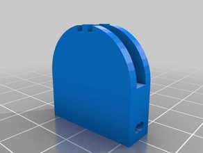 my customized parametric button cell battery holder parts 3d print model - Mito3D