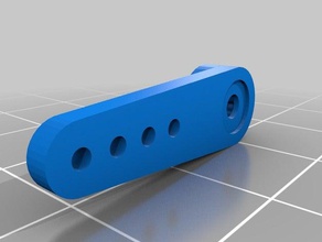 cuerno del servo brazo párr tipo sg90 la robótica 3d print model - Mito3D