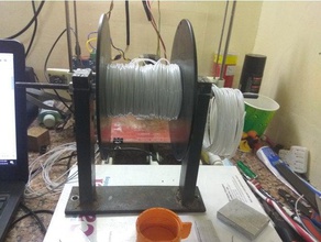 soporte de bobina Impresora 3d accesorios filamento la cola impresión adaptador carrete rodillos 3d print model - Mito3D