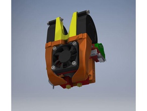 flyingbear tornado new head e3d chimera original clone 3d printer parts mount cyclops 3d print model - Mito3D