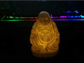 buddha-Nacht-Licht Skulpturen buddah buddha lampe licht Licht Nacht-Licht religion Skulptur 3d print model - Mito3D