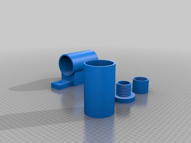 tubo buscadora de 50mm A impressão 3d 3D print model - Mito3D