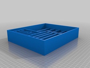 ravage juego de mesa insertar organizador juegos boardgame foamcore inserte el tablero la 3d print model - Mito3D