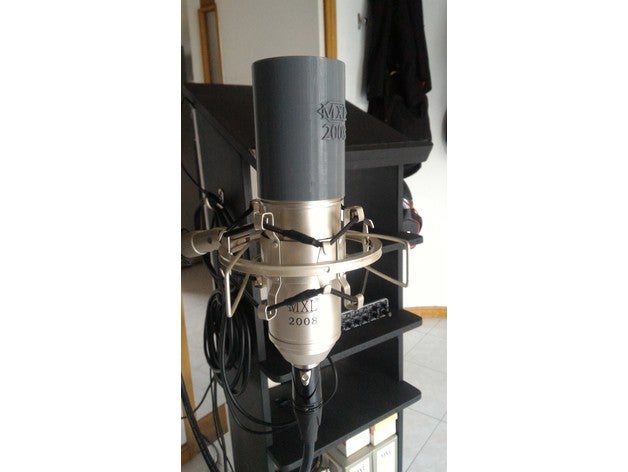 mxl 2008 condensador michrophone cápsula cubierta la música de del micrófono 3D print model - Mito3D