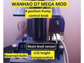 wanhao d7 mega mod 3d printer accessories 3d print model - Mito3D