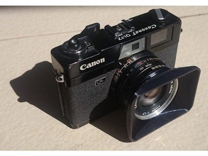 canonet ql17 rectangle capuchon d'objectif de la caméra 3d print model - Mito3D