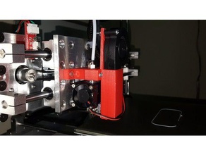 hot end holder part cooling spout 3d printer parts 3d print model - Mito3D