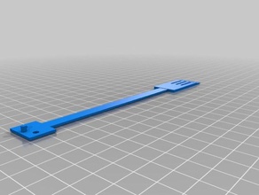 mariposa cuchillo tenedor La impresión en 3d la horquilla el 3d print model - Mito3D