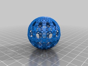 palla 99 matematica arte 3d print model - Mito3D
