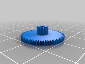 roue dentée philips lecteur de cd pièces personnalisé 3d print model - Mito3D