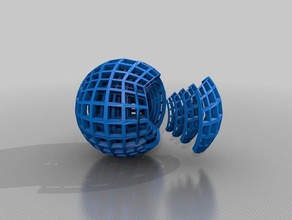 criptografia de bloqueio bola arte da matemática 3d print model - Mito3D