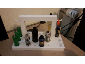 e-cigarette holder gadgets cigarette ecigarette electronic halter halterung verdampfer 3d print model - Mito3D