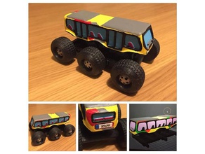 mini-bus de la suspension jouets & jeux 3d print model - Mito3D