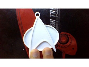 star trek insignes de la chaîne clé remixé porte-clés m spock wars 3d print model - Mito3D