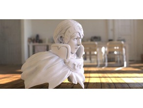 Prinzessin kushana Skulpturen hayao miyazaki 3d print model - Mito3D