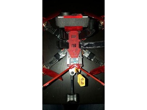 qav-r batteria del pad & montaggio dell'antenna r c i veicoli l'antenna batterie drone fpv racer lumenier 3d print model - Mito3D