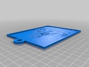 meine angepasste lithopane nicht umkehren 2d-Kunst kundengebundene 3d print model - Mito3D