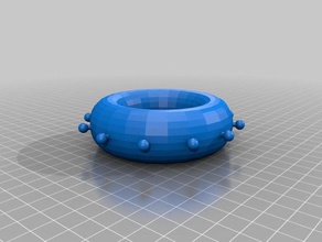 rodin coil former 12 di 36 punti l'elettronica bobina ex pancake toroide 3d print model - Mito3D