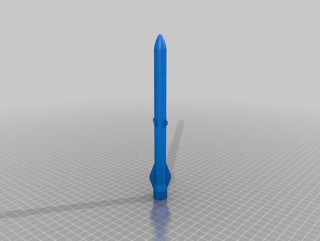 blue origin nueva glenn 1 500 escala vehículos el cohete 3D print model - Mito3D