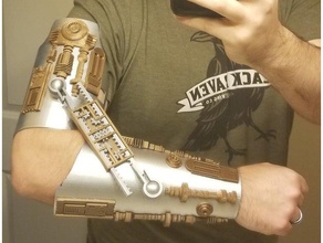 brazo mecánico el traje 3d print model - Mito3D